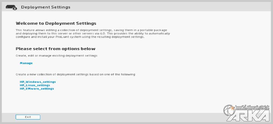 تنظیمات استقرار Deployment Setting