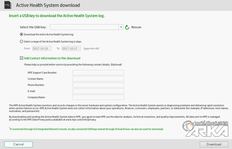 گزارش Active Health System Log