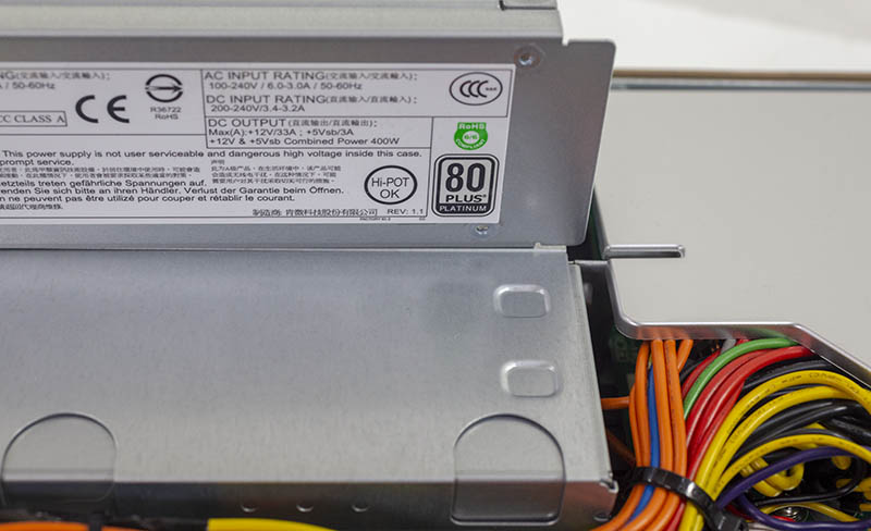 Supermicro SYS 5019C MR 80Plus Platinum PSUs