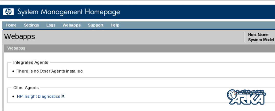 نسخه آنلاین تشخیص سلامت قطعات سرور اچ پی