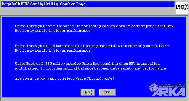 megaraid bios confirm page