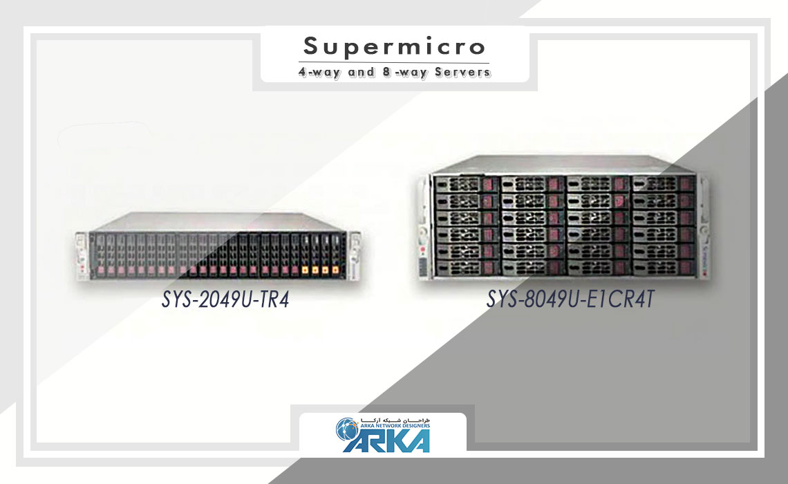 سرورهای دو یونیت و چهار یونیت سوپرمایکرو